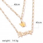 Arihant Jewellery For Women Gold Plated Honey Layered Necklace