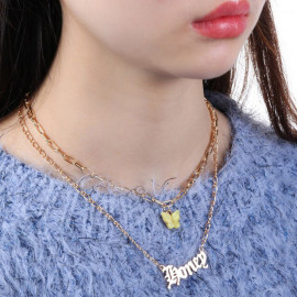 Arihant Jewellery For Women Gold Plated Honey Layered Necklace