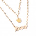 Arihant Jewellery For Women Gold Plated Honey Layered Necklace