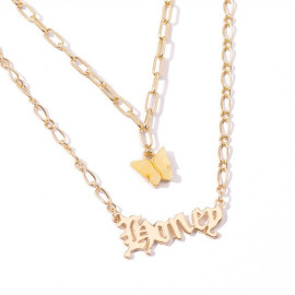 Arihant Jewellery For Women Gold Plated Honey Layered Necklace