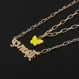 Arihant Jewellery For Women Gold Plated Honey Layered Necklace