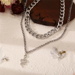 Arihant Jewellery For Women Silver Layered Necklace