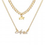 Arihant Jewellery For Women Gold Plated Aries Layered Necklace