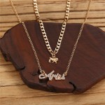 Arihant Jewellery For Women Gold Plated Aries Layered Necklace
