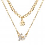 Arihant Jewellery For Women Gold Plated Leo Layered Necklace