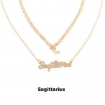 Arihant Jewellery For Women Gold Plated Sagittarius Layered Necklace