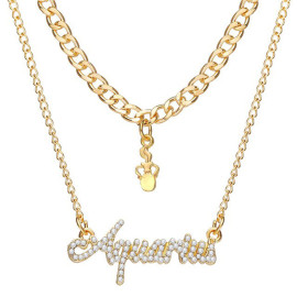 Arihant Jewellery For Women Gold Plated Aquarius Layered Necklace