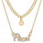 Arihant Jewellery For Women Gold Plated Pisces Layered Necklace