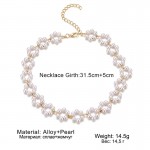 Arihant Jewellery For Women Gold Plated Pearl Studded Necklace