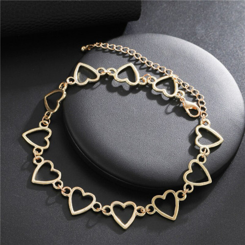 Arihant Jewellery For Women Gold Plated Hearts inspired Classical Choker Necklace