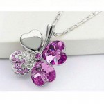 Arihant Wonderful Crystal Floral Silver Plated Delicate Pendant For Women/Girls 48023