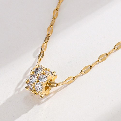 Arihant Gold Plated Stainless Steel CZ embedded Pe...