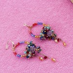 Arihant Multicoloured Beaded Handcrafted Contemporary Drop Earrings 35311