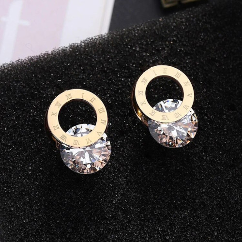 Arihant Gold Plated Stainless Steel Circular CZ St...