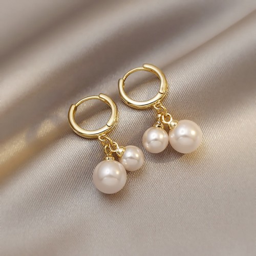 Arihant Gold Plated Amazing Korean Twin Pearls Dro...