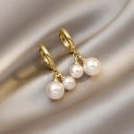Arihant Gold Plated Amazing Korean Twin Pearls Drop Earrings