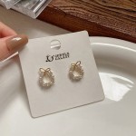Arihant Gold Plated Korean Amazing AD-Pearl Stud Earrings