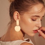 Arihant Gold Plated Trending Korean Quirky Style Drop Earrings