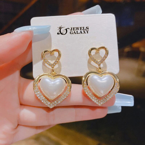 Arihant Gold Plated Korean Marvelous Dual Hearts P...