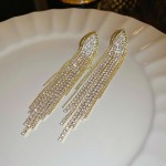 Arihant Gold Plated Beautiful Korean Chain Tassel Earrings