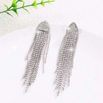 Arihant Silver Plated Beautiful Korean Chain Tassel Earrings