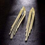Arihant Gold Plated Beautiful Korean Chain Tassel Earrings