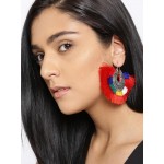Arihant Silver Plated Multicolour Tassel Earrings 9612