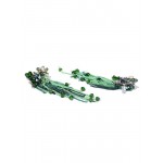 Gold Plated Designer Green Chain Tassel Earrings 9664