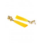Gold Plated Yellow Star Tassel Earrings 9684