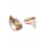 Gold-Plated Teardrop Shaped Studs 9827