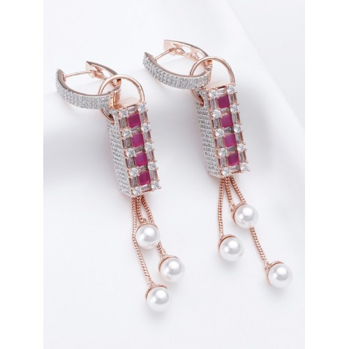 Arihant Designer Jewellery Pink & Off-White Ro...