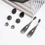 Arihant Scintillating Crystal Vintage Retro Splendid Stud and Droplets Earrings For Women/Girls PC-ERG-132