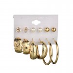 Arihant Ravishing Leaf Pearl & AD Brilliant 6 Pair of Stud & Drop Earrings For Women/Girls PC-ERG-144