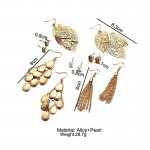 Arihant Combo of 6 Pair Gold Plated Earrings PC-ERG-153