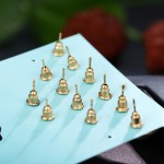 Arihant Trendy Simulated Pearl Oxidized Gold Fascinating 6 Pair of Stud Earrings For Women/Girls ERG-170