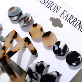 Arihant Trendy Silver Plated 6 Pair of Earrings For Women/Girls PC-ERG-195