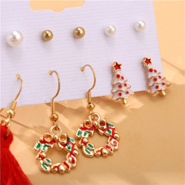Arihant Stylish Pearl Gold Plated Jewellery For Women Earrings Combo 8633