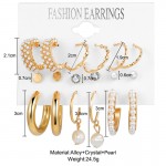 Arihant AD & Pearl Gold Plated Jewellery For Women Earrings