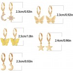 Arihant Jewellery For Women Multicolor Gold Plated Earrings Combo 8647
