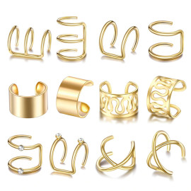 Arihant Jewellery For Women Gold Plated Earcuffs Combo