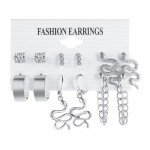 Arihant Jewellery For Women Silver-Plated Silver Toned Drop Earrings
