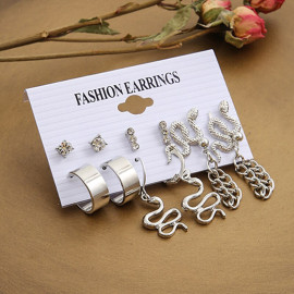 Arihant Jewellery For Women Silver-Plated Silver Toned Drop Earrings