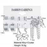 Arihant Jewellery For Women Silver-Plated Silver Toned Drop Earrings