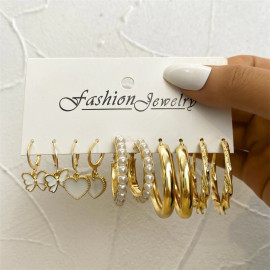Arihant Jewellery For Women Gold Toned Gold-Plated Drop Earrings
