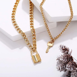Arihant Stunning Lock Design Multi Layered Necklace Jewellery For Women