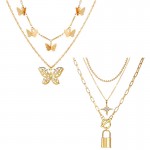 Arihant Gold Plated Layered Necklace Combo