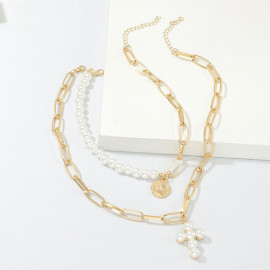 Arihant Jewellery For Women Gold Plated Layered Necklace Combos