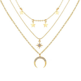 Arihant Jewellery For Women Gold Plated Layered Necklace Combos