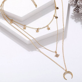 Arihant Jewellery For Women Gold Plated Layered Necklace Combos