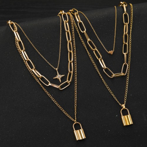 Arihant Jewellery For Women Gold Plated Layered Ne...